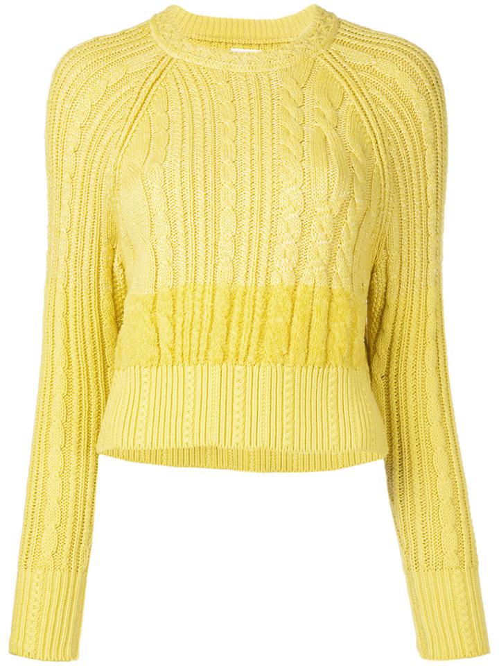 Coohem Random Cable Knit - Yellow & Orange
