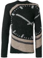 Stephan Schneider Clock Print Sweater - Grey