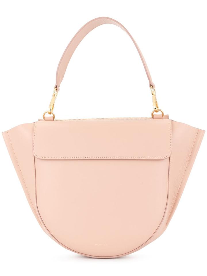 Wandler Foldover Medium Tote Bag - Pink