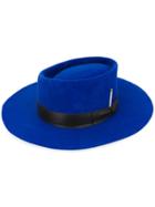 Nick Fouquet - 'the Vespar' Hat - Women - Beaver Fur - 57, Women's, Blue, Beaver Fur
