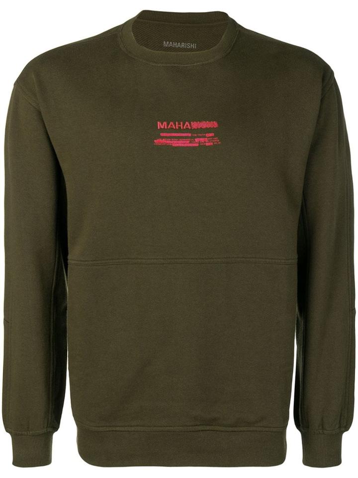 Maharishi Crew Neck Sweatshirt - Green