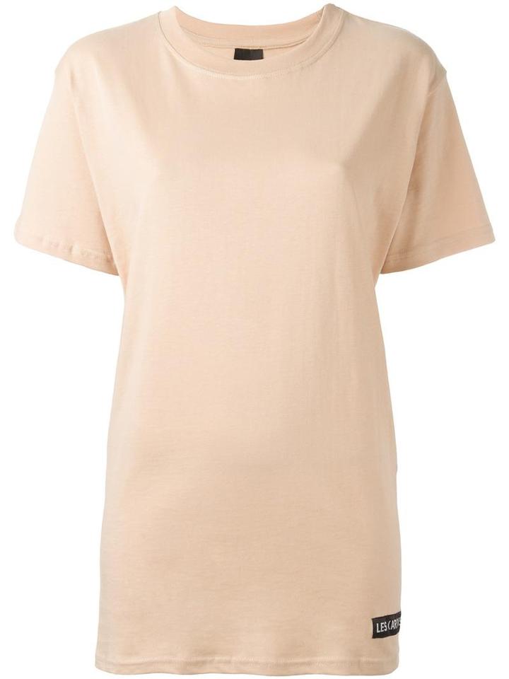 Les (art)ists Logo Patch T-shirt, Women's, Size: Small, Nude/neutrals, Cotton