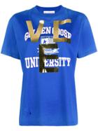 Golden Goose Deluxe Brand University Print T-shirt - Blue