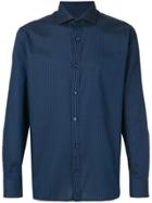 Z Zegna Dot Print Shirt - Blue