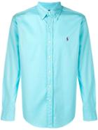 Ralph Lauren Button Down Logo Shirt - Blue