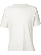 Ma+ Panelled T-shirt, Men's, Size: 46, White, Cotton