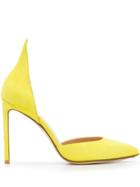 Francesco Russo D'orsay Pointed Pumps - Yellow