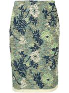 Coohem Botanical Jacquard Skirt - Multicolour