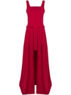 Marc Ellis Layered Skirt Gown