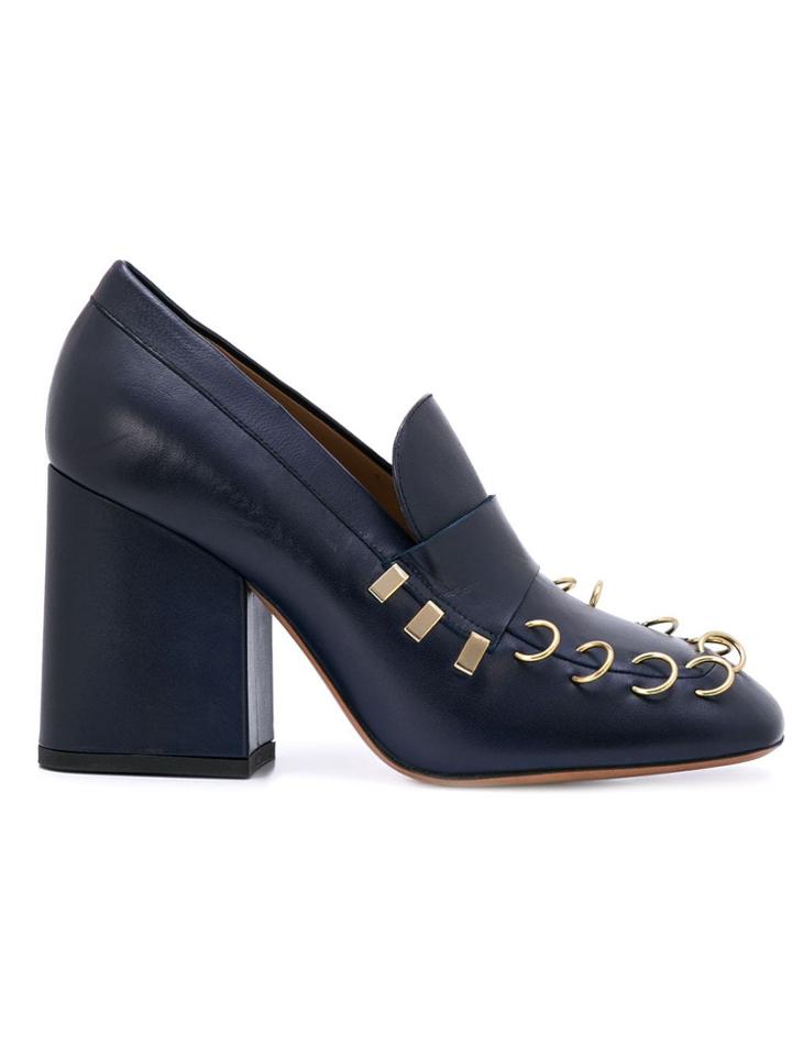 Marni Ring-detail Pumps - Blue
