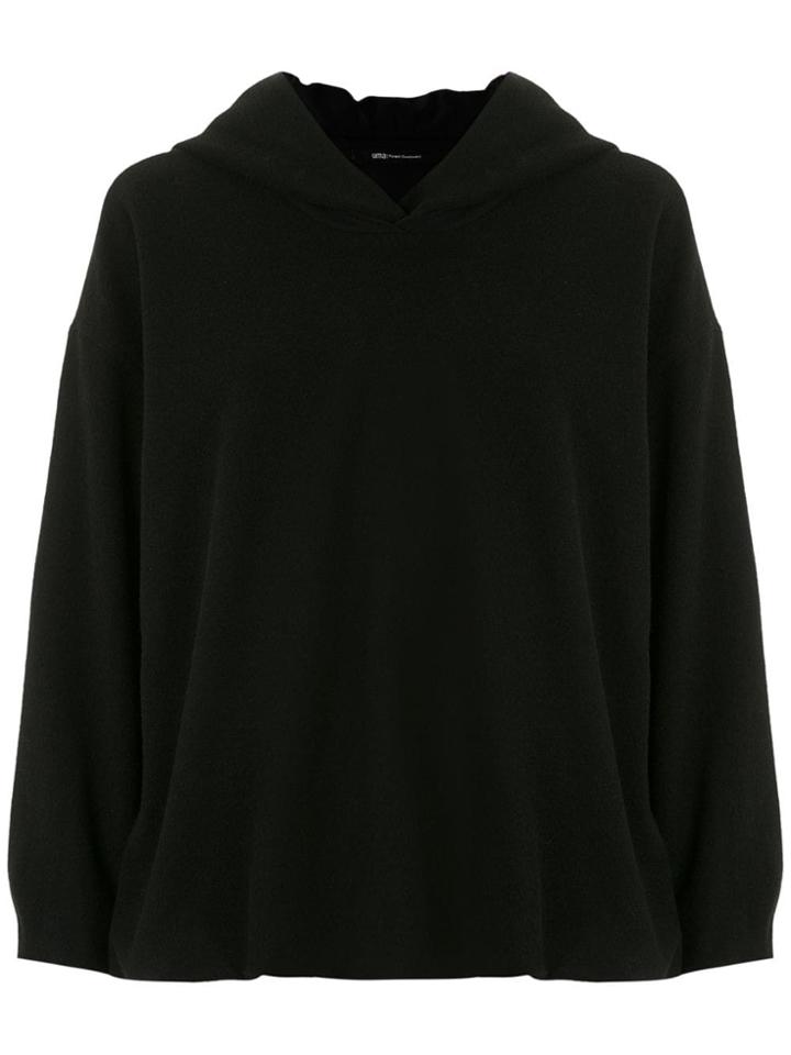 Uma Raquel Davidowicz Chaska Wool Zip-up Hoodie - Black