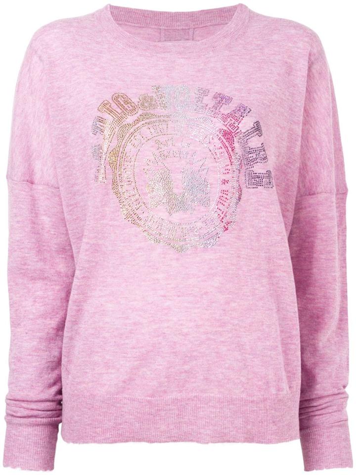 Zadig & Voltaire Logo Sweatshirt - Pink & Purple