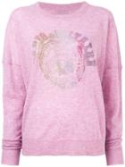 Zadig & Voltaire Logo Sweatshirt - Pink & Purple