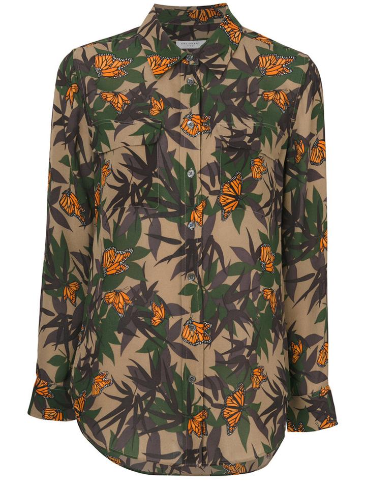 Equipment - Butterfly Shirt - Women - Silk - Xs, Silk