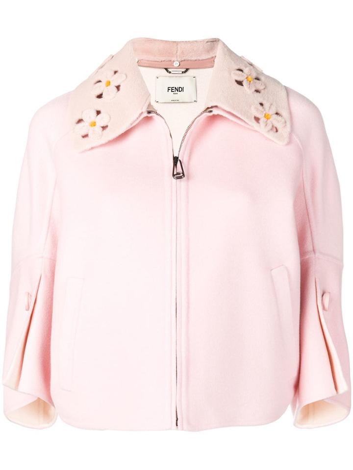 Fendi Cropped Jacket - Pink