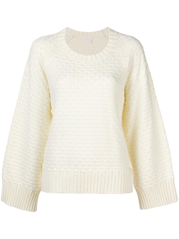 See By Chloé Knitted Jumper - White
