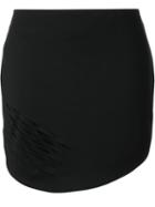 Jay Ahr Cut-out Detail Asymmetric Hem Skirt, Women's, Size: 34, Black, Polyester