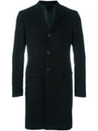 Tonello Classic Coat, Men's, Size: 46, Black, Acetate/viscose/cotton