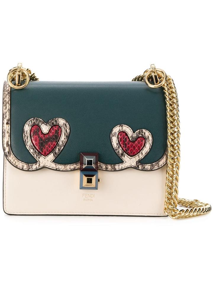 Fendi Kan I Heart Shoulder Bag - Nude & Neutrals