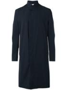 Stephan Schneider Single Breasted Coat, Men's, Size: Xl, Blue, Cotton