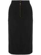 Chanel Pre-owned Cc Logo Skirt - Black