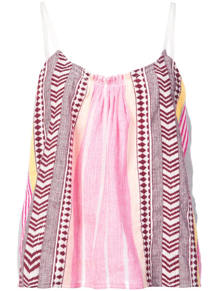 Lemlem Lucha Swing Cami Top - Red