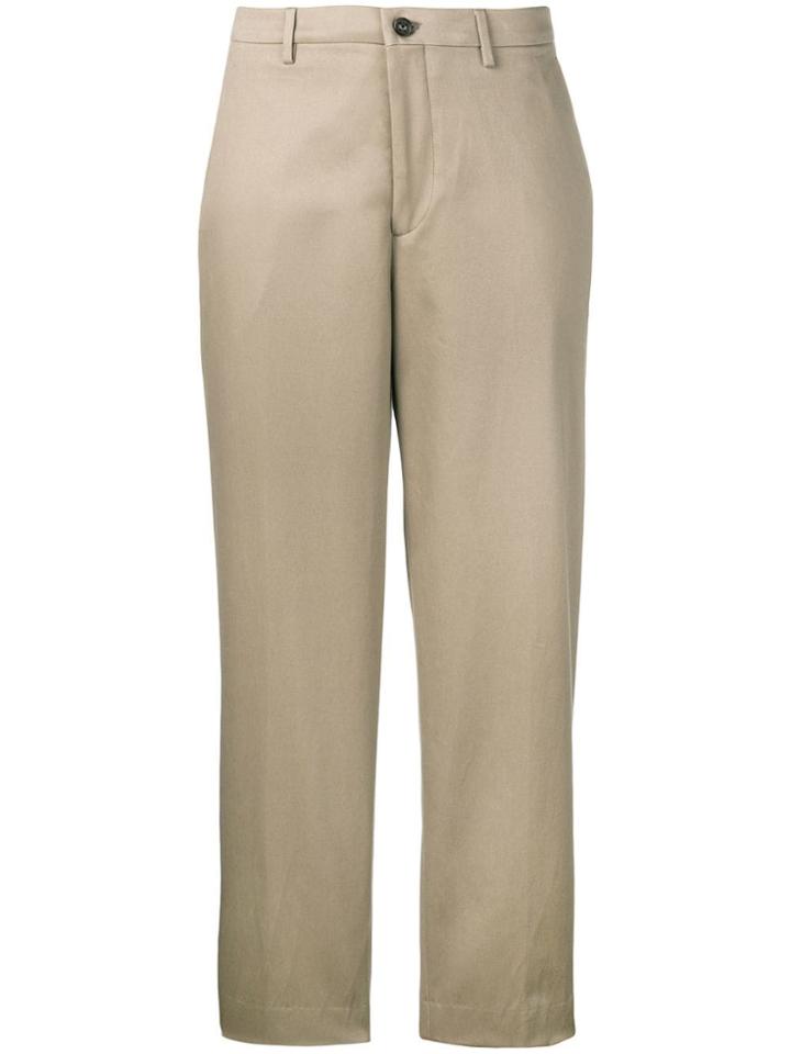 Berwich Chicca Cropped Trousers - Nude & Neutrals