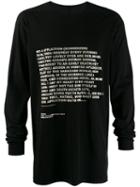 Rick Owens Drkshdw Level Long-sleeved T-shirt - Black