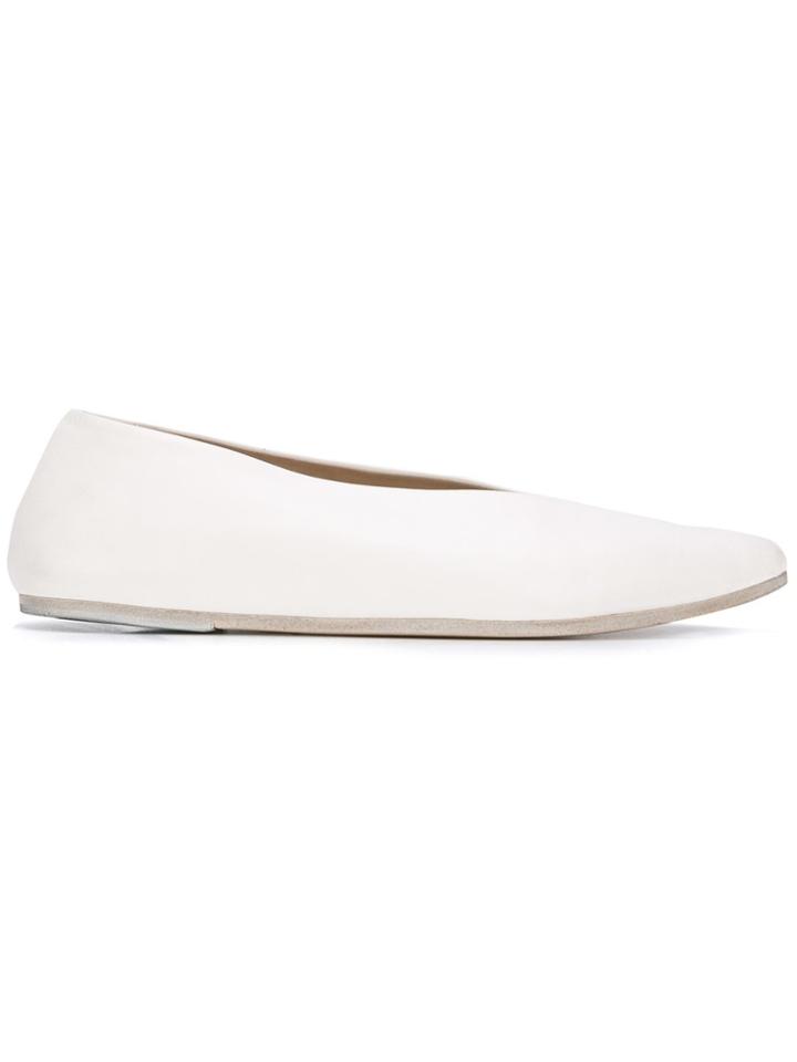 Marsèll Pointed Toe Loafers - White
