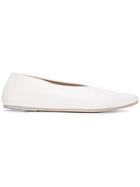 Marsèll Pointed Toe Loafers - White