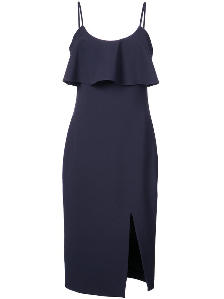 Likely Ruffled Front Dress - Blue