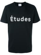 Études Logo Print T-shirt - Black