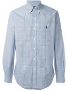 Ralph Lauren - Slim Fit Checked Poplin Shirt - Men - Cotton - M, Blue, Cotton