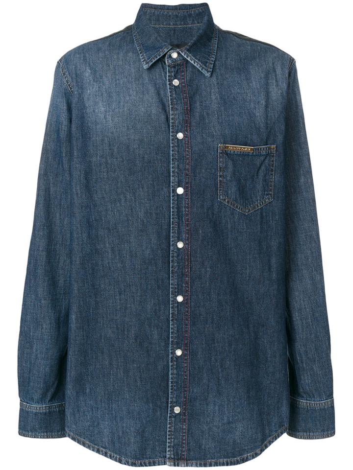 Philipp Plein Denim Shirt - Blue