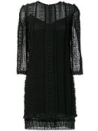 Ermanno Scervino Open Work Lace Drace - Black