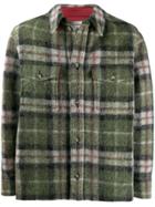 Isabel Marant Plaid Collared Jacket - Green