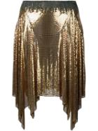 Paco Rabanne Chain-mail Asymmetric Skirt