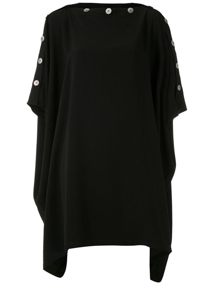 Uma Raquel Davidowicz Button Detail Dress - Black
