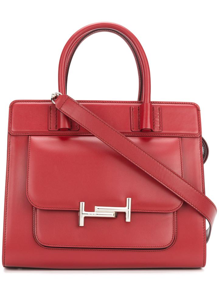 Tod's Double T Large Tote - Red