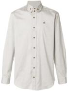 Vivienne Westwood Anglomania Logo Embroidered Shirt - Grey