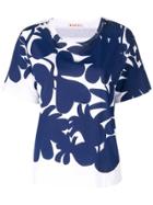 Marni Floral Short-sleeve T-shirt - Blue