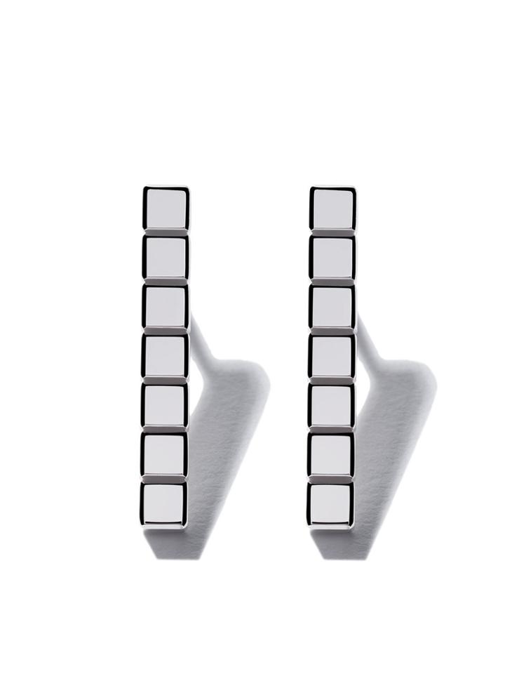 Chopard 18kt White Gold Ice Cube Pure Earrings - Unavailable