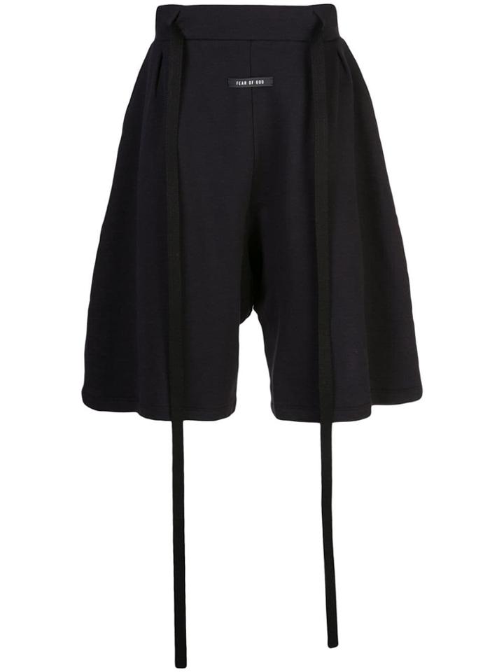 Fear Of God Wide Leg Shorts - Black