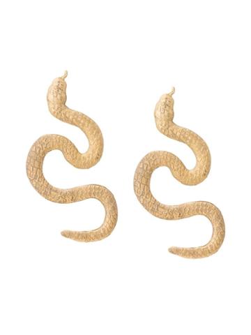Natia X Lako Natia X Lako Snake Earrings - Metallic