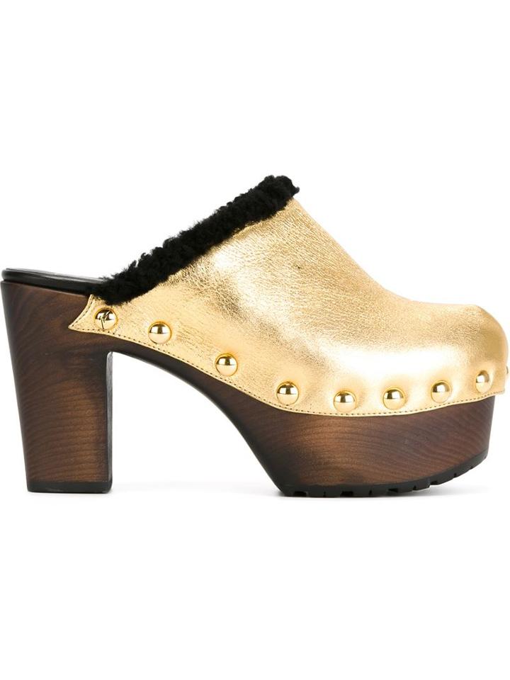 Giuseppe Zanotti Design Metallic Mules