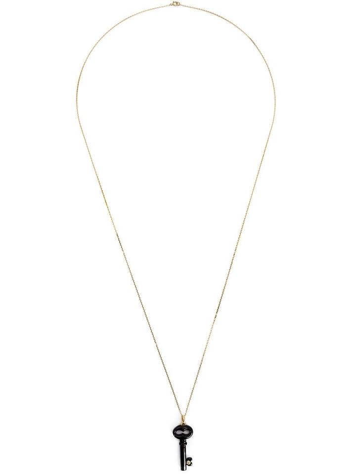 Kristin Hanson Diamond Detail Key Necklace