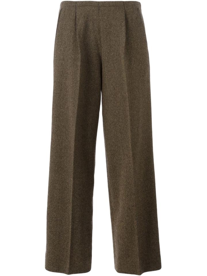 Jean Paul Gaultier Vintage Wide Leg Trousers - Brown