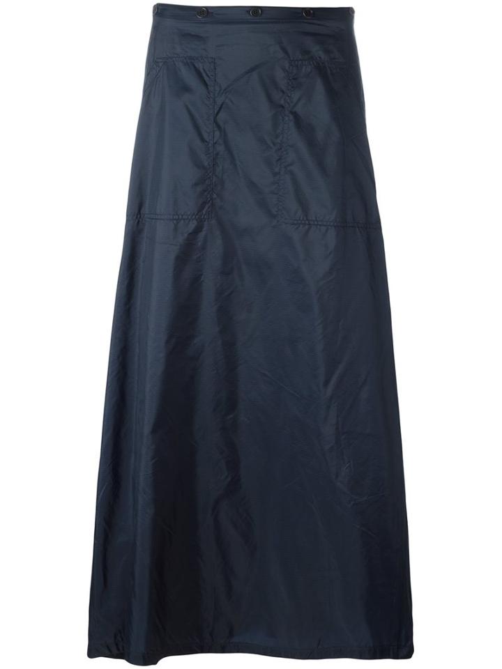 Walter Van Beirendonck Vintage A-line Apron Maxi Skirt