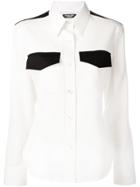 Calvin Klein 205w39nyc Two-tone Twill Shirt - White