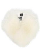 Mr & Mrs Italy Raccoon Fur Scarf - White